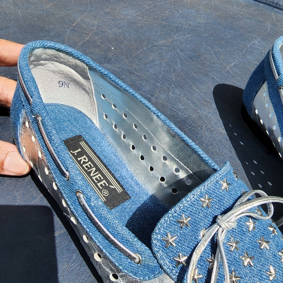 Vintage J. Reneé 42 Stars Leather Loafers - Picture 7 of 7